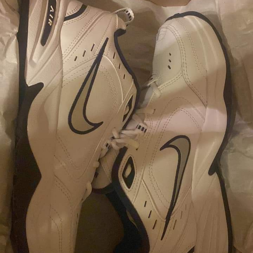 For $70 size 8 men blue and white